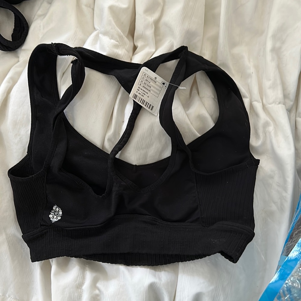 FP Movement Black Keyhole Sports Bra